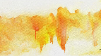 watercolour shades of washed orange colours