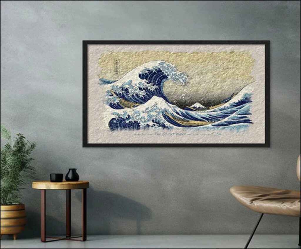 Inqsy watercolour version of: The Great Wave