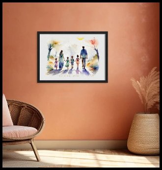 walking wide... watercolour by Inqsy... fine art option